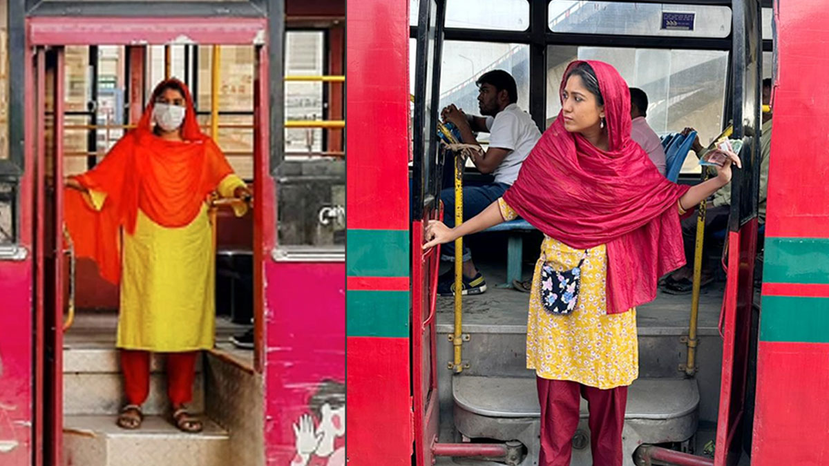 বাসের হেল্পার সাফা কবির!