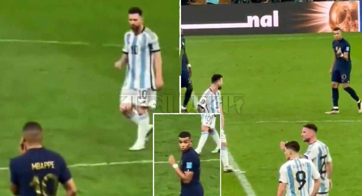 বিশ্বকাপে মেসি-এম্বাপ্পের রেষারেষি,