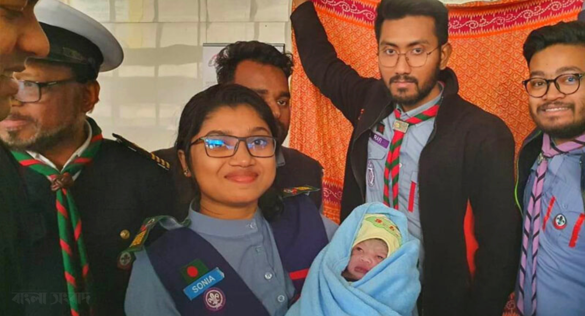 মেট্রোরেল স্টেশনে সন্তান প্রসব সোনিয়ার